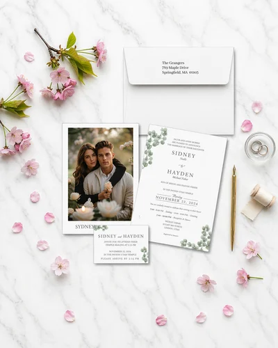 Custom Wedding Invitations Provo example 3