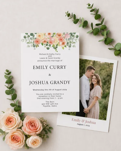 LDS Temple Sealing Invitations Provo example 1