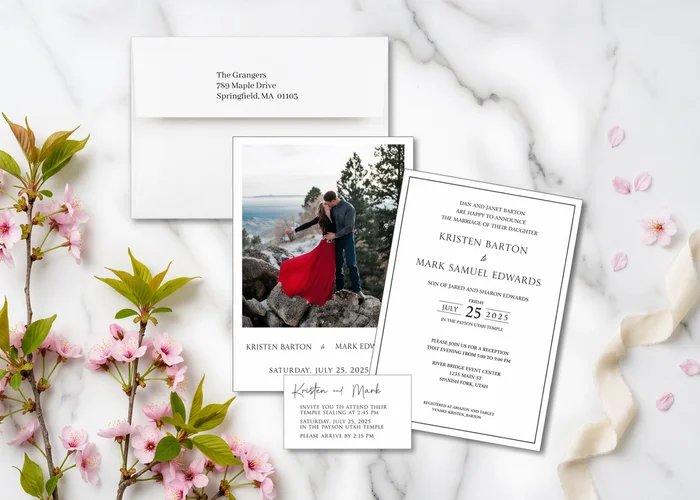 LDS Temple Sealing Invitations Provo